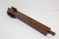 A Mahogany And Brass Club Measuring Device Made by Will Roberto