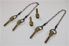 A Mahogany And Brass Club Measuring Device Made by Will Roberto