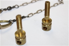 A Mahogany And Brass Club Measuring Device Made by Will Roberto
