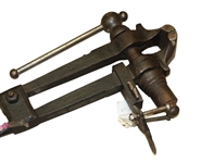 Circa 1860 Heavy Metal Club Maker's One Legged Vice - Will Roberto Collection