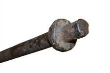 Circa 1860 Heavy Metal Club Maker's One Legged Vice - Will Roberto Collection