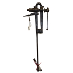 Circa 1860 Heavy Metal Club Maker's One Legged Vice - Will Roberto Collection