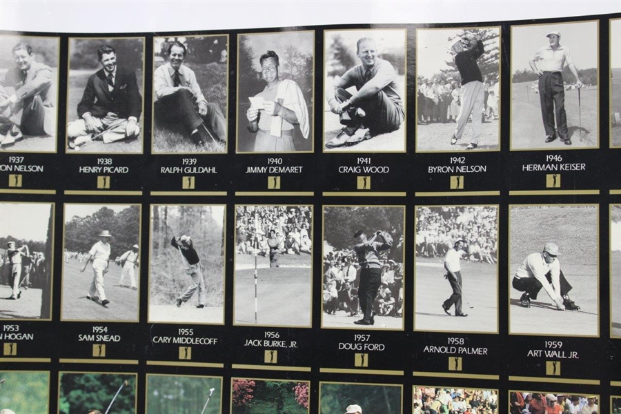 1998 Champions of Golf GSV 'The Masters Collection' Uncut Sheet of Golf Cards
