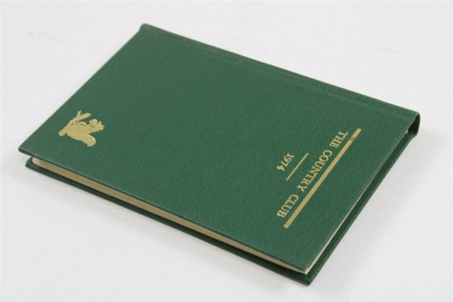 1974 The Country Club at Brookline Hard Cover Club Year Book