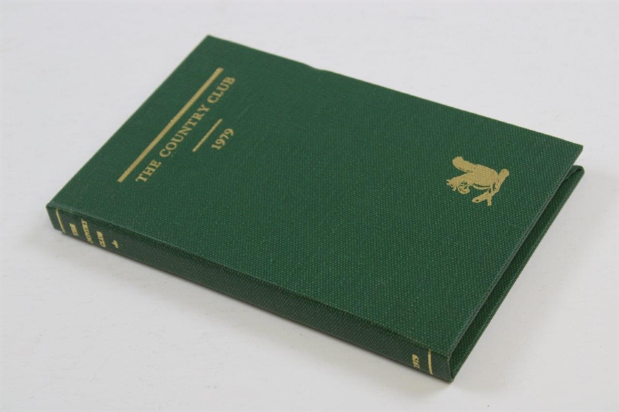 1979 The Country Club at Brookline Hard Cover Club Year Book