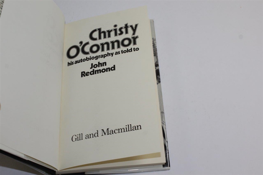 Christy O'Connor His Autobiography' 1985 Book bu John Redmond