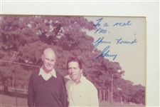Gary Player Signed Photo to Jack Sargent with Inscription - Framed JSA ALOA