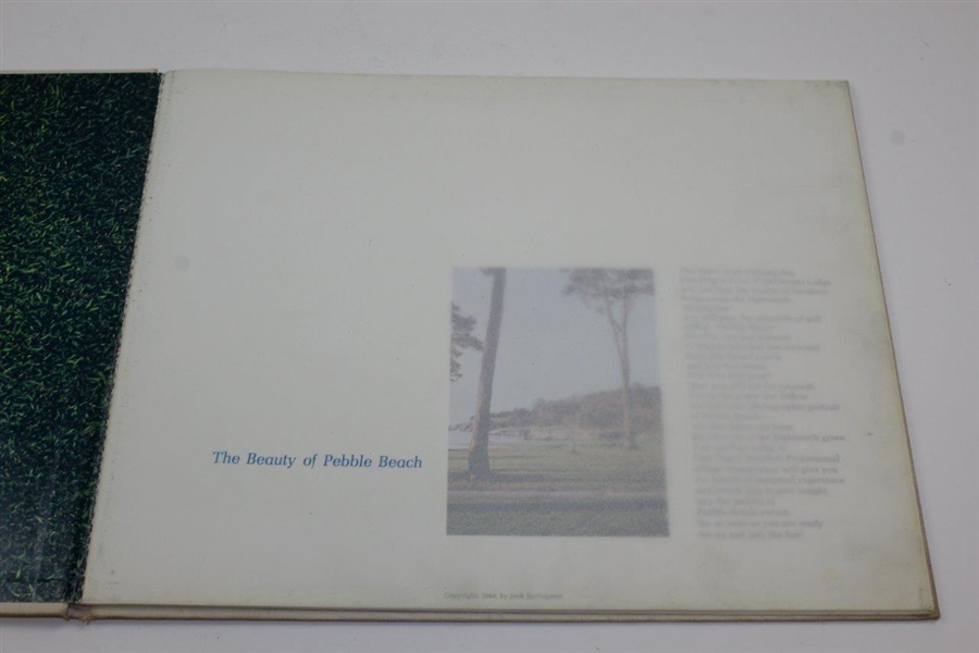1964 'The Beauty of Pebble Beach' Book by Jack Springman