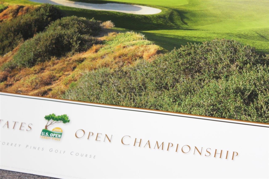 2008 US Open Championship at Torrey Pines Golf Course Commemorative Poster