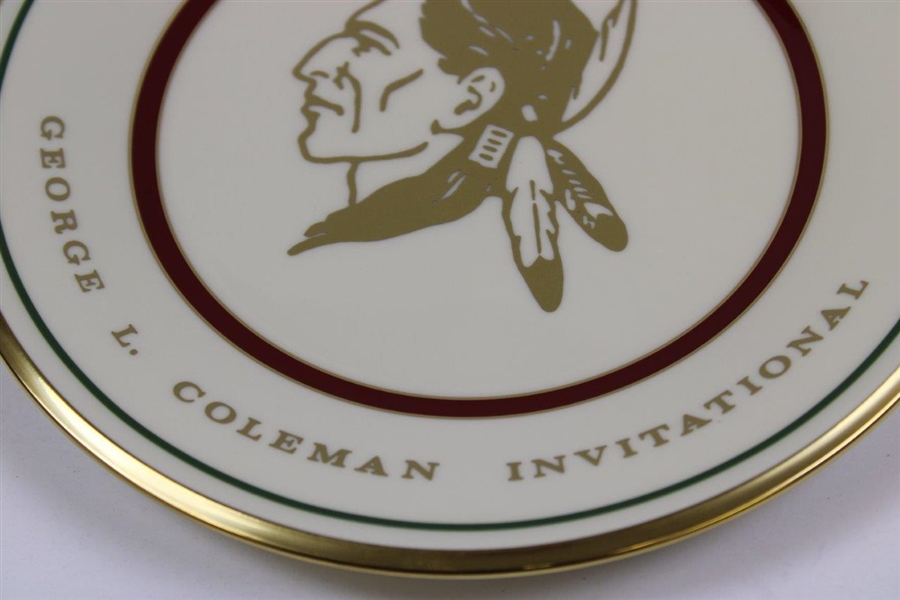 Vinny Giles' Personal George L. Coleman Invitational at Seminole Golf Club Lenox Plate with Box