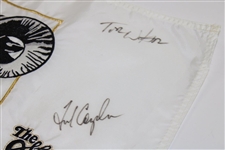 Tom Watson, Fred Couples, Jacobsen & Pavin Signed Skins Game at Bighorn Course Flag JSA ALOA