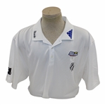John Daly Signed Personal Match Worn White Golf Shirt with Sponsors JSA ALOA
