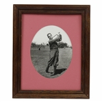 Bobby Jones Follow Through Reproduction Presentation Photo - Framed
