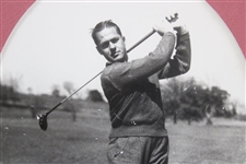 Bobby Jones Follow Through Reproduction Presentation Photo - Framed