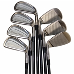 Gary Players Personal Set of Gary Player Black Knight Logo 4-PW Irons with Letter