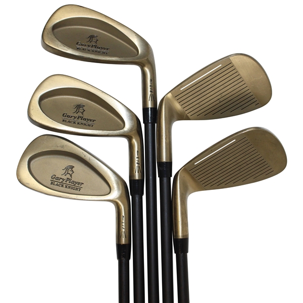 Gary Player's Personal Group of Gary Player Black Knight 2-6-7-8-P Irons with Letter