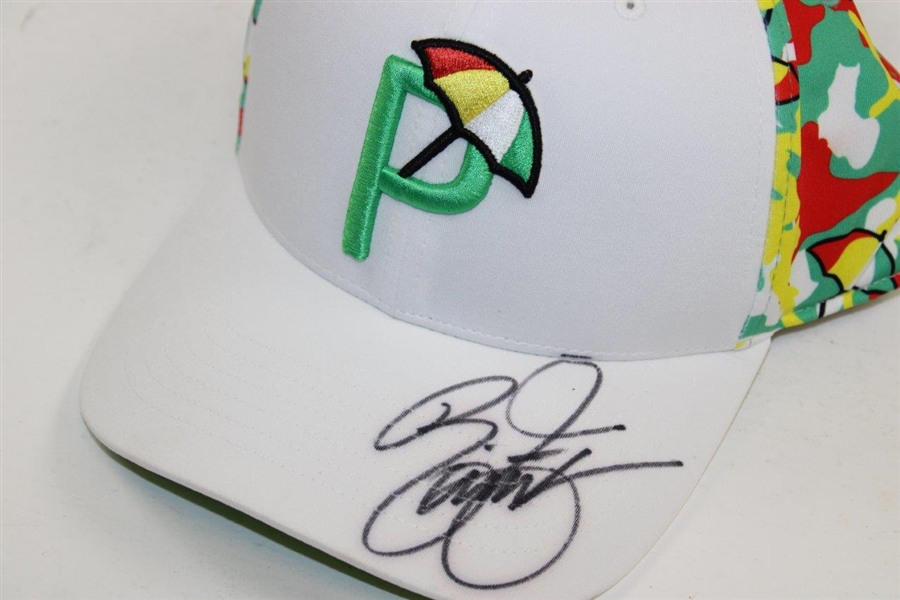 Rickie Fowler Signed Puma Arnold Palmer Umbrella Hat JSA #HH26535