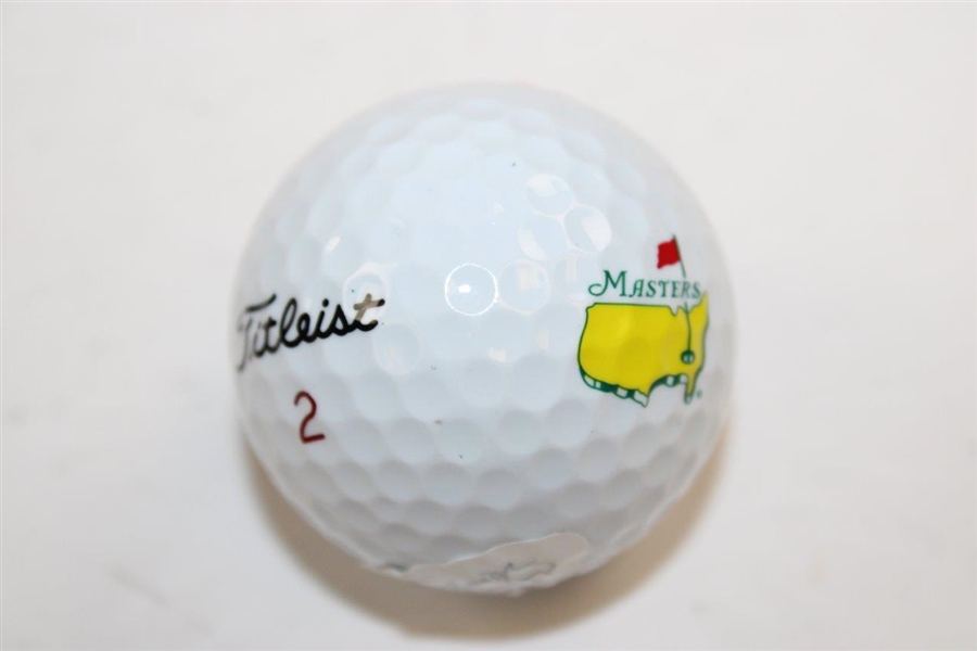 Jon Rahm Signed Masters Logo Golf Ball JSA #AC31324