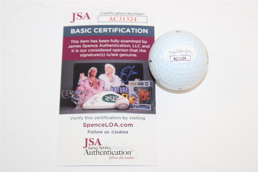Jon Rahm Signed Masters Logo Golf Ball JSA #AC31324
