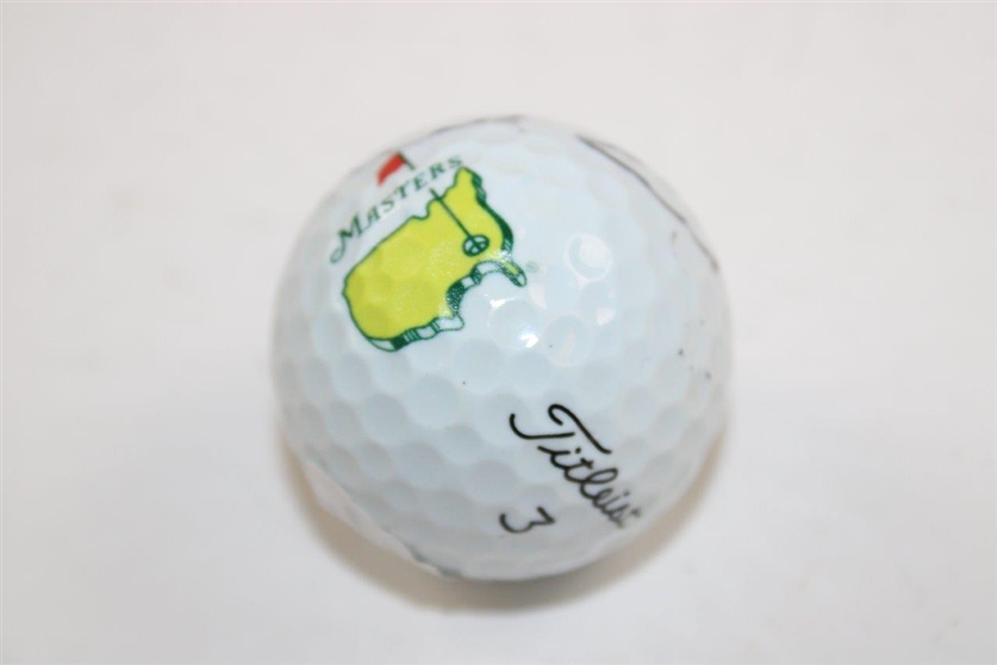 Jason Day Signed Masters Logo Golf Ball JSA #AC31329