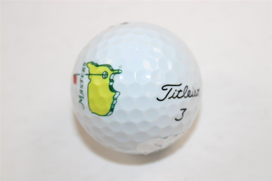Matt Kuchar Signed Masters Logo Golf Ball JSA #AC31338