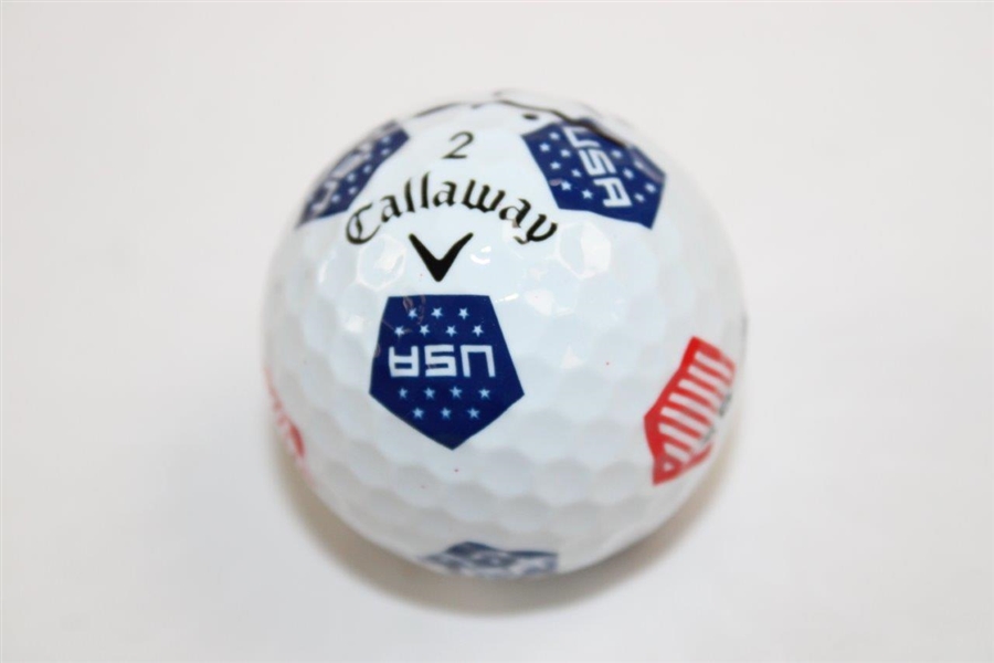 Xander Schauffle Signed Callaway USA Soccer Logo Golf Ball JSA ALOA
