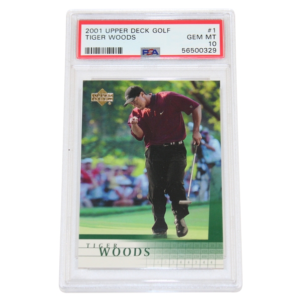 Tiger Woods Upper Deck #1 Rookie Card GEM MT 10 #56500329
