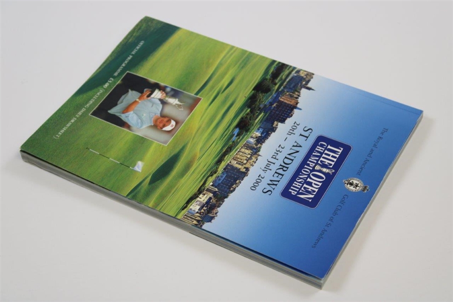 The  2000 Open Championship Program with Pairing Sheets Incl. Final Day 