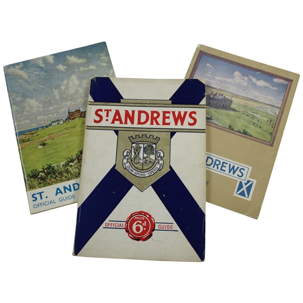 Three (3) St. Andrews Official Guides 