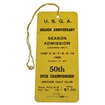 1950 US Open at Merion Golf Club SERIES Badge #4148