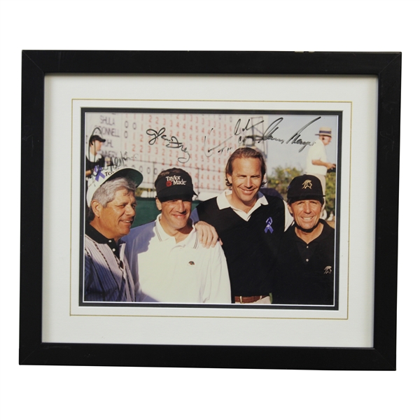 Gary Player's Personal Photo Signed by Trevino, K. Costner, Player, & Glenn Frey JSA ALOA