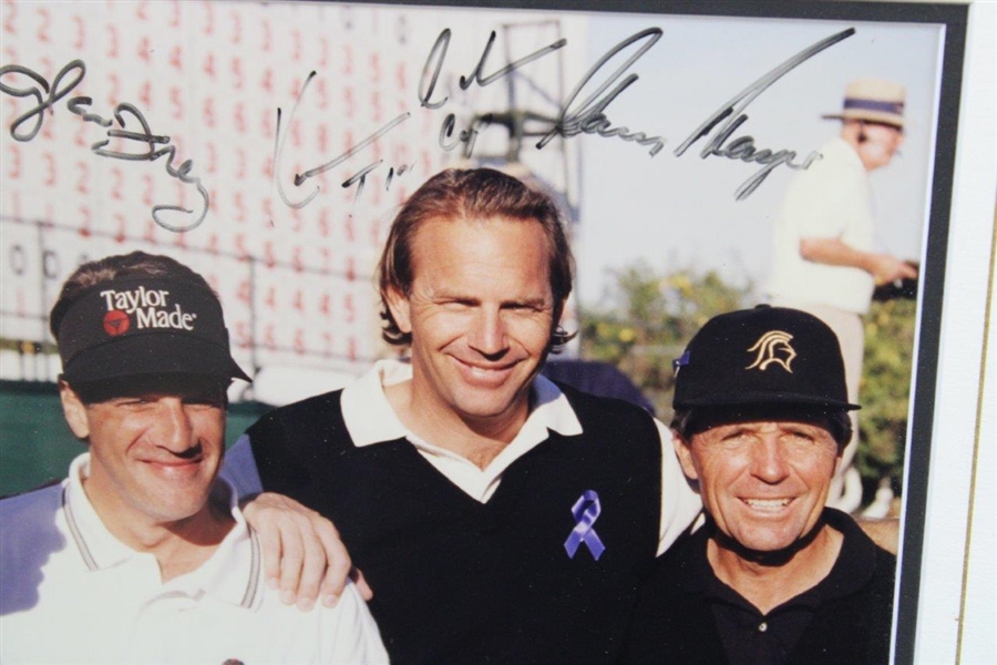 Gary Player's Personal Photo Signed by Trevino, K. Costner, Player, & Glenn Frey JSA ALOA