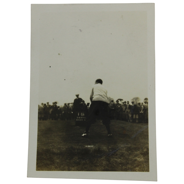 Vintage Walter Hagen Teeing Off Photo  - Henry Cotton Photo Collection