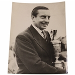 Henry Cotton 1948 The Open at Muirfield with Claret Jug AP Photo - Henry Cotton Collection