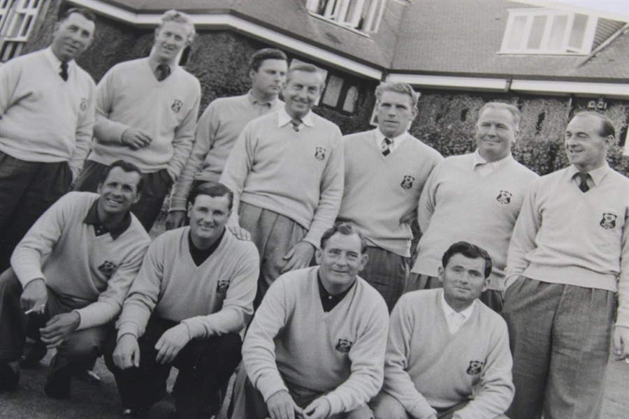 1953 Ryder Cup Team at Dormy House Wentworth Photo - Henry Cotton Collection