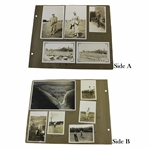 Hagen, Hilton, Diegel, Turnessa, & others Misc Photos on Large Album Page - Henry Cotton Collection
