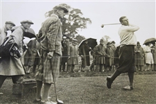 Harry Vardon, Henry Cotton, & others 1930 Photos on Large Album Page - Henry Cotton Collection
