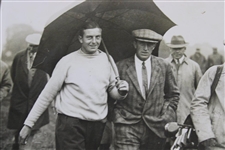 Harry Vardon, Henry Cotton, & others 1930 Photos on Large Album Page - Henry Cotton Collection