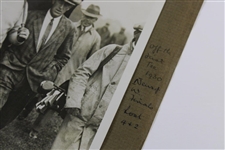 Harry Vardon, Henry Cotton, & others 1930 Photos on Large Album Page - Henry Cotton Collection