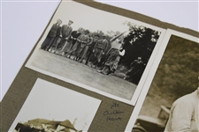 Henry Cotton, Abe Mitchell, Alf Perry & others Photos on Large Album Page - Henry Cotton Collection