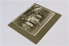 Henry Cotton, Abe Mitchell, Alf Perry & others Photos on Large Album Page - Henry Cotton Collection