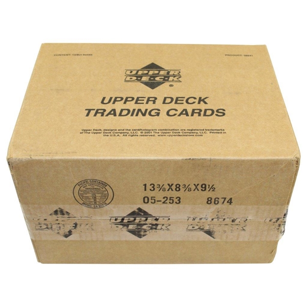 Unopened Box of 2001 Upper Deck Trading Cards - 12/8ct Boxes - Sealed