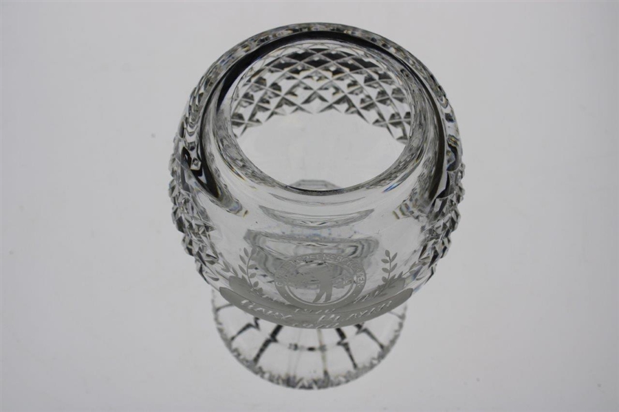 Gary Player's 1970 Greater Greensboro Open Waterford Crystal Winner's Trophy