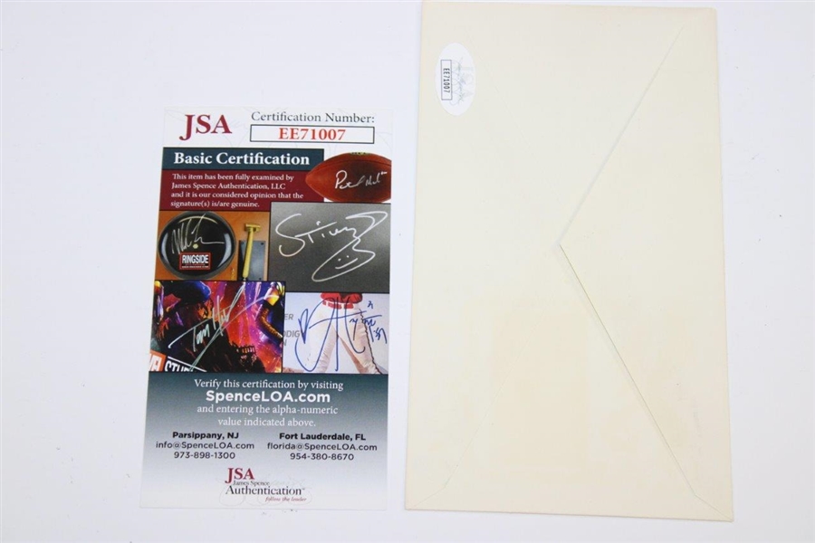 Phil Mickelson Signed 1977 Augusta First Day Cover JSA #EE71007