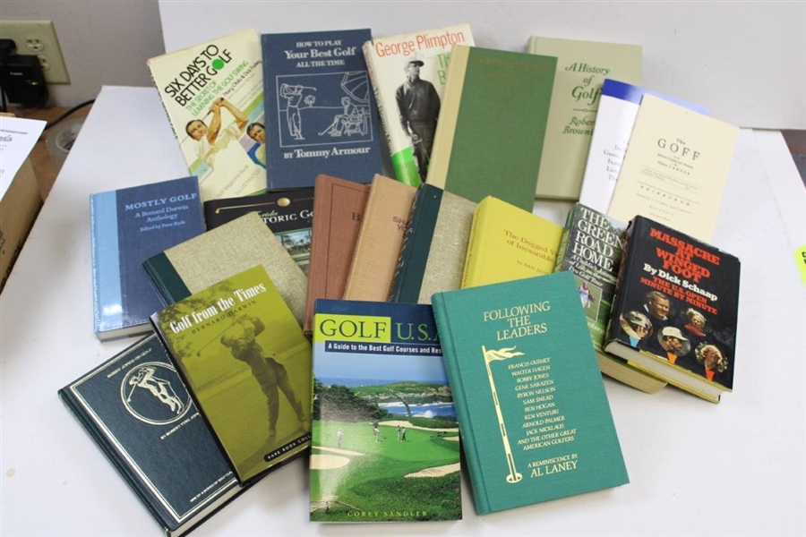 Nineteen (19) Various Golf Books
