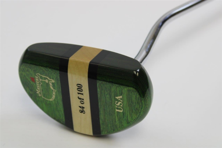 Masters Tournament Ltd Ed Green Emerald Mallet Putter 84/100 with Tartan Club Cover