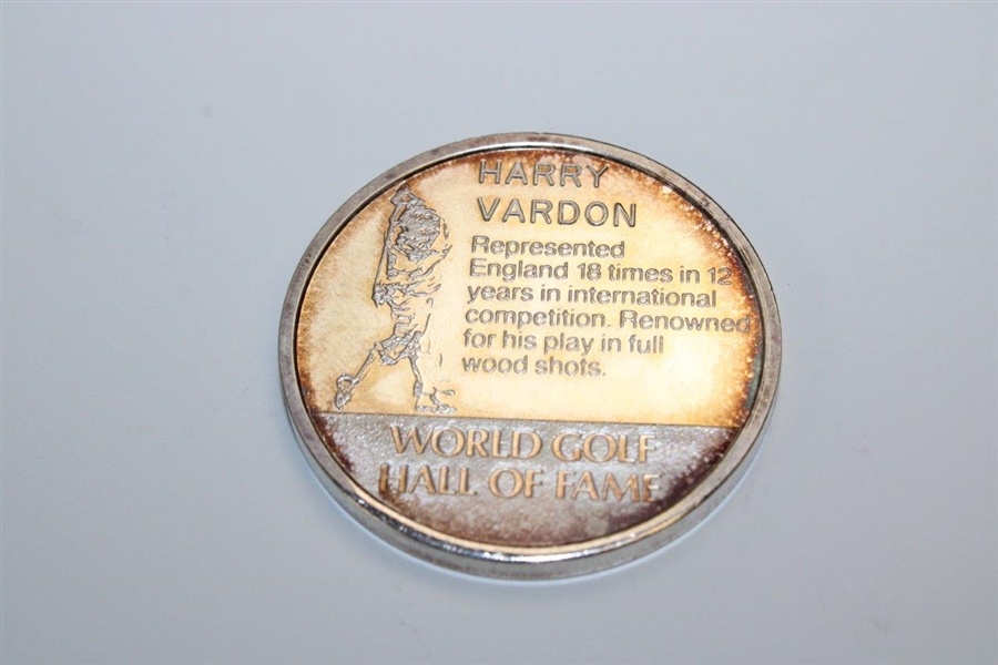 Harry Vardon 1 Ounce .999 Fine Silver Medal by Hamilton Mint 