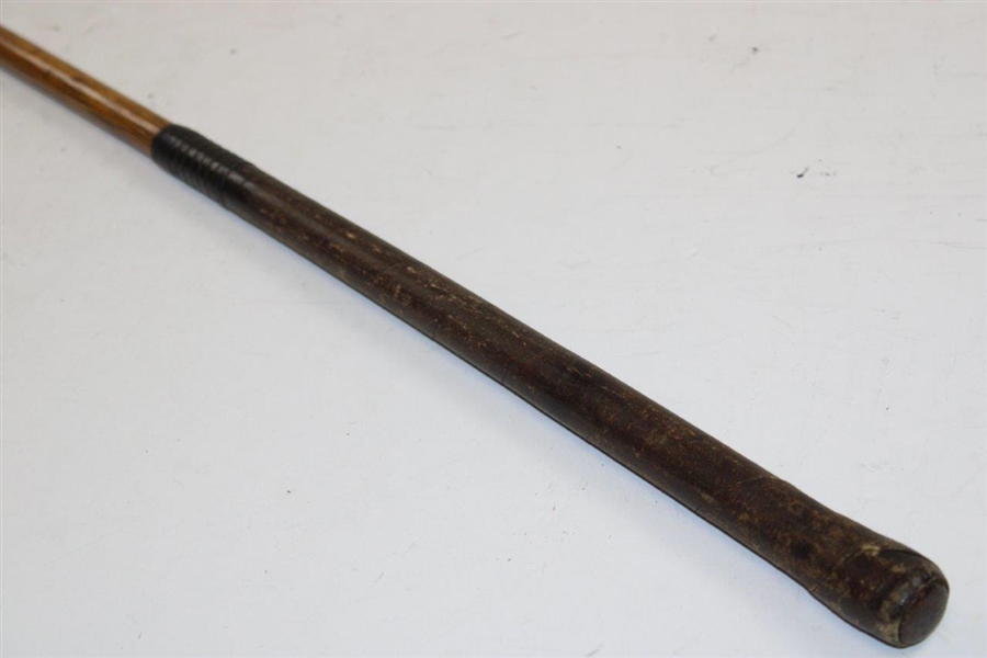 Tom Stewart Wood Shaft 4-Iron-Repaired Crack In Shaft, Not Punched Face