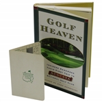 Original Augusta National Golf Cub Scorecard Used by Writer Andrisani with Golf Heaven Book