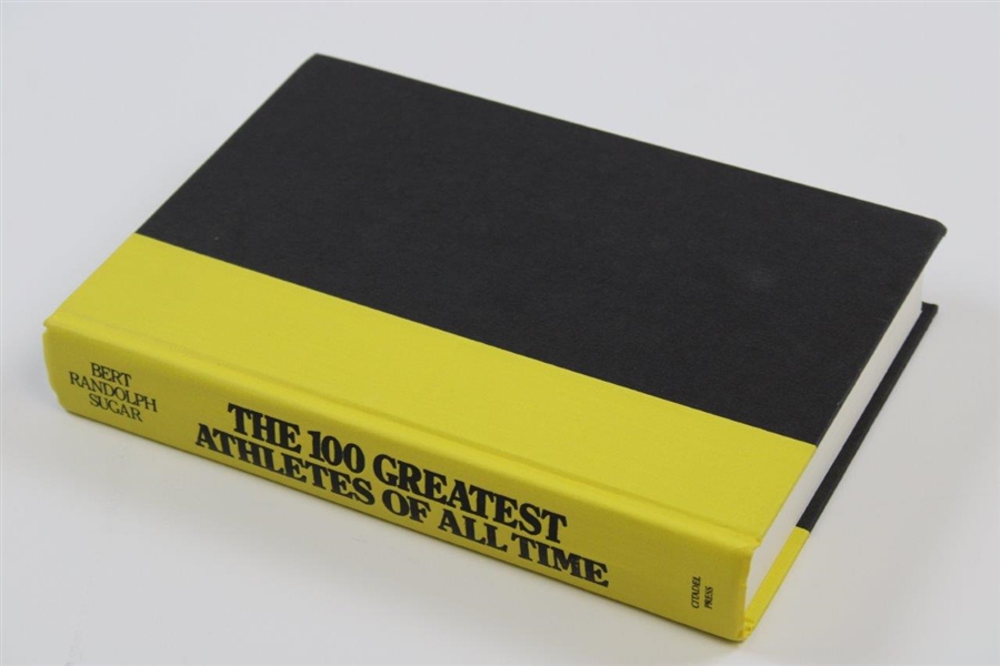 The 100 Greatest Athletes of All Time' Book Signed by Author - John Andrisani Collection